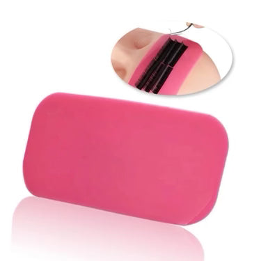 Silicone eyelash pad