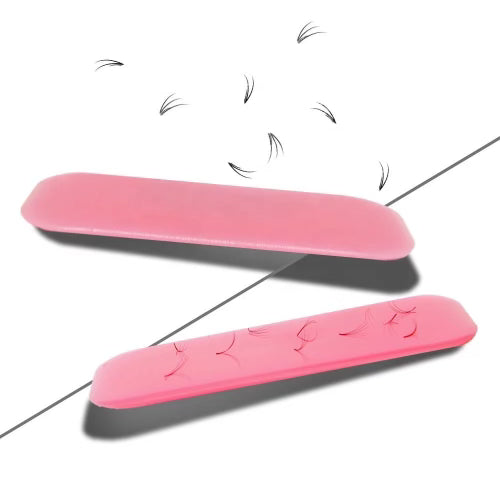 Silicone eyelash pad